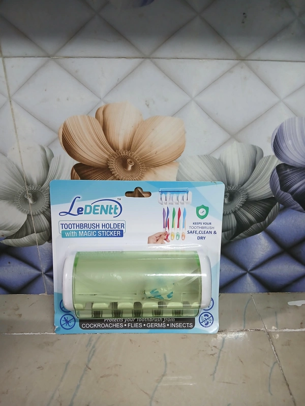 Tooth Brush Holder With Magic Sticker