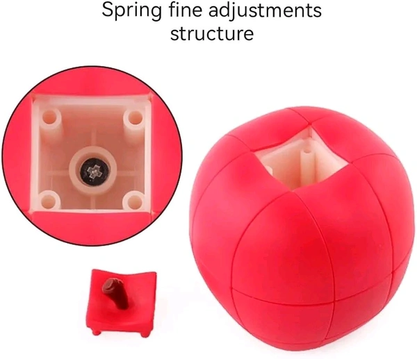 Fruit Shape Stickerless Cube Magic Puzzle Toy (Lemon,Apple, Pear Cube)