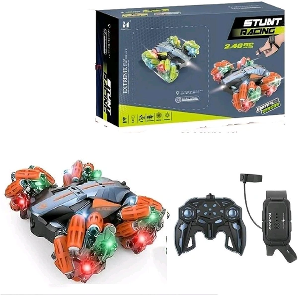 Remote Control Car Stunt Twist Car, Manual Control Off-Road Vehicle, Four-Wheel Drive Climbing Drift Racing Toys for Boy Children Toy