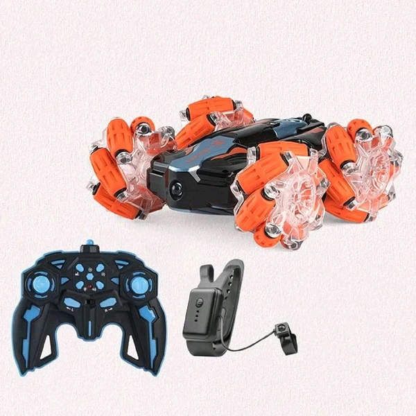 Remote Control Car Stunt Twist Car, Manual Control Off-Road Vehicle, Four-Wheel Drive Climbing Drift Racing Toys for Boy Children Toy
