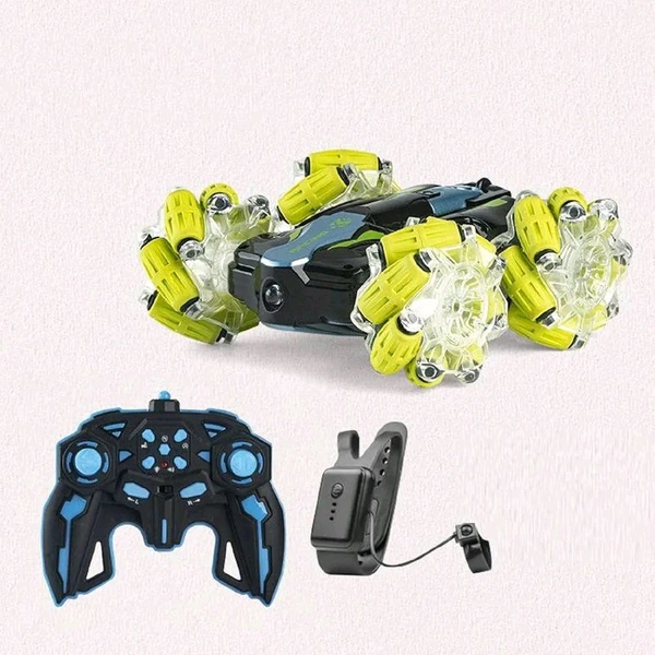 Remote Control Car Stunt Twist Car, Manual Control Off-Road Vehicle, Four-Wheel Drive Climbing Drift Racing Toys for Boy Children Toy