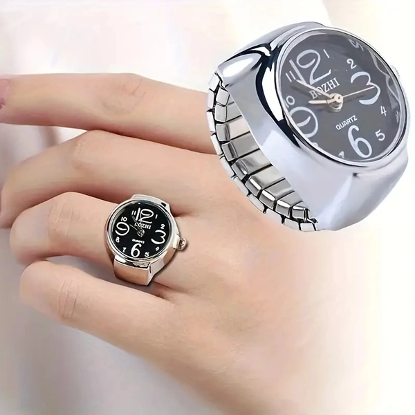 Stylish Unisex Finger Ring Watch for Girls/Women/Men/Boys