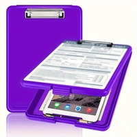 A4 Clip Pad/Clipboard with Storage Case for Paper and Document Storage