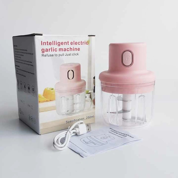  SKVWORLD Electric Mini Garlic Chopper | USB Rechargeable Food Chopper | Fast & Efficient Garlic, Fruit & Vegetable Cutter