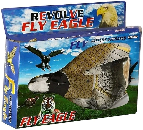 Flying Eagle Bird Toy for Children Flying Toy with Hanging String and Sound Toys Hanging Eagle Animal Figure Toys(Multicolor Pack of 1)