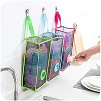Plastic Bag Dispenser Hanging Storage Mesh Bag (1piece)