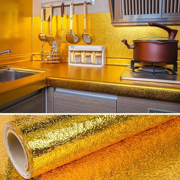 Golden Foil Paper/Kitchen Decorative Item