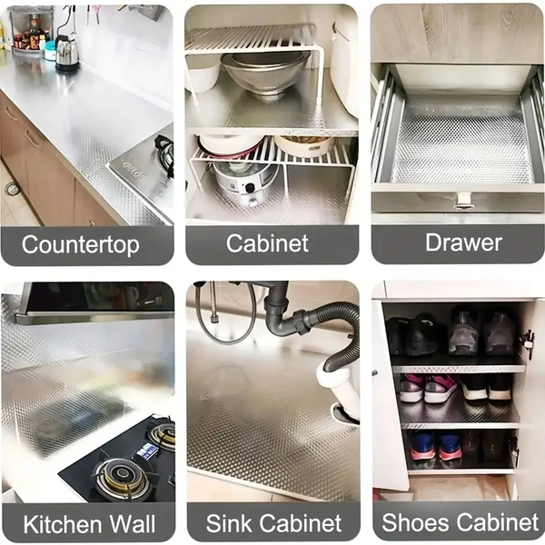 Silver Foil Paper/ Kitchen Decorative Item