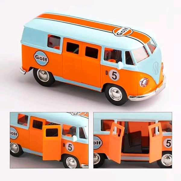 Bus Van Blue Golf Diecast Models