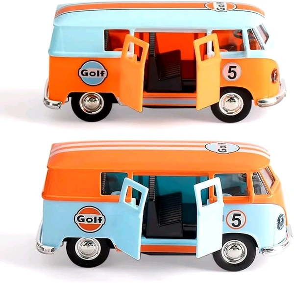 Bus Van Blue Golf Diecast Models