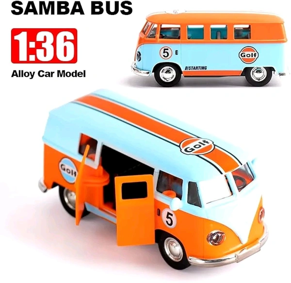 Bus Van Blue Golf Diecast Models