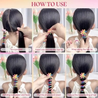 Colorful Telephone Wire Hair Bands for Kids ( Multi Color & Design )