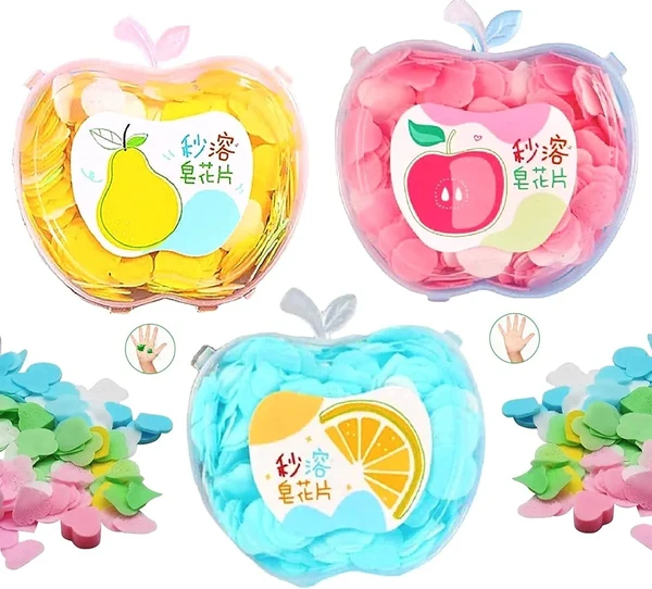 Apple Shape Paper Hand Wash Soap