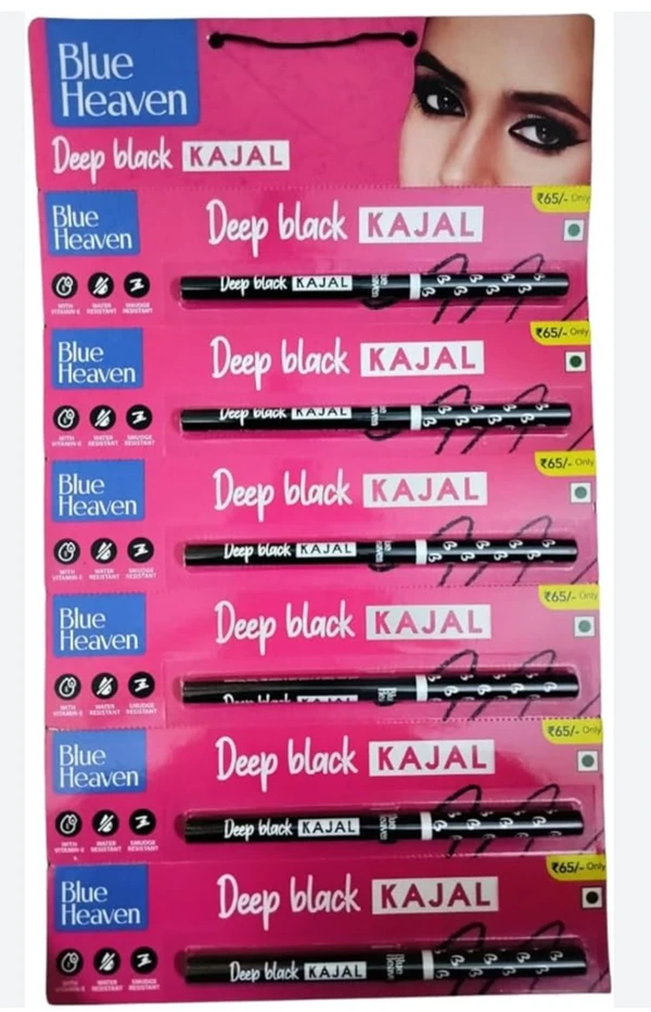 1 Pcs Blue Heaven Deep Black Kajal (0.30 Gm)