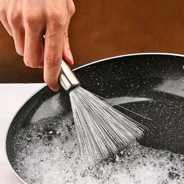 Stainless Steel Spring Wire Pot Brush