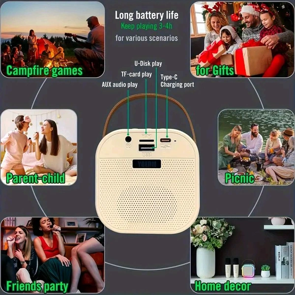Karaoke Toy Speaker With Wireless Single Mic