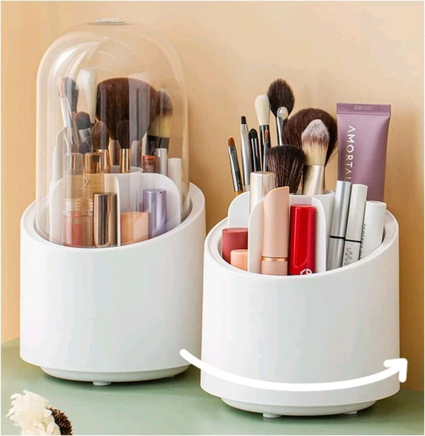 Makeup Brush Storage Box 360 Rotating