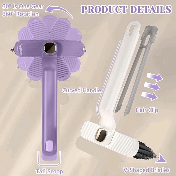 ROTATING HEAD GAP CLEANING BRUSH