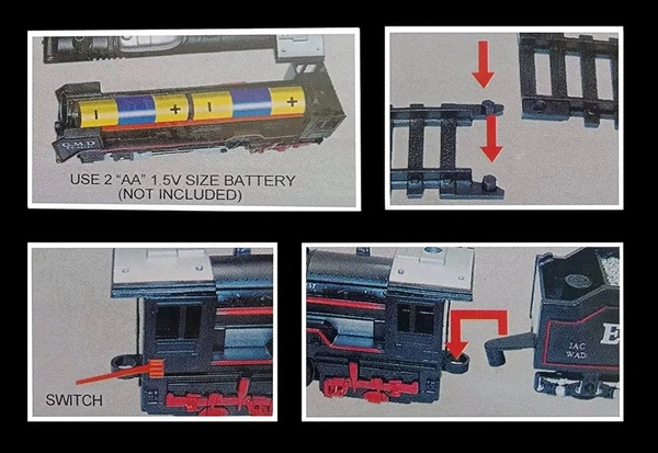 Round Train Battery Operated 19026B