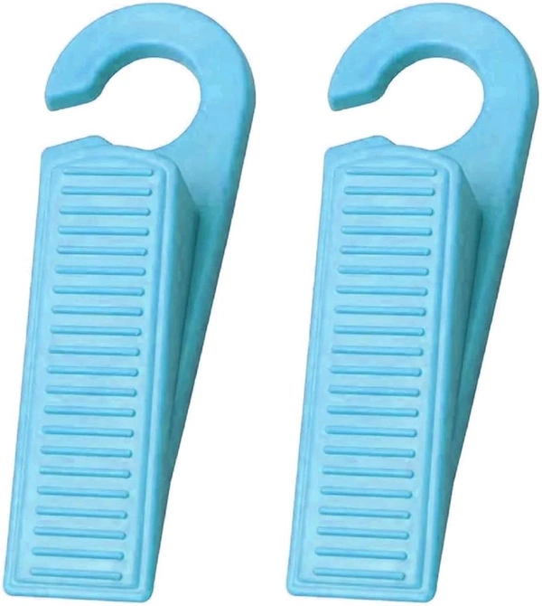  Non-Slip Rubber Hook Door Stopper Holds Doors Open (Set of 2) (Any One Color Will Be Sent You as Per Availability)