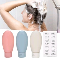 3 Pieces Travel Bottles, Empty Shampoo Shower Gel Tubes Liquid Travel Bottles, Lotion Silicone Sub Bottle Silicone Travel Bottles Set Personal Care Products