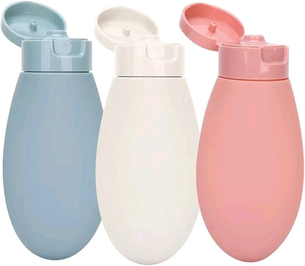 3 Pieces Travel Bottles, Empty Shampoo Shower Gel Tubes Liquid Travel Bottles, Lotion Silicone Sub Bottle Silicone Travel Bottles Set Personal Care Products