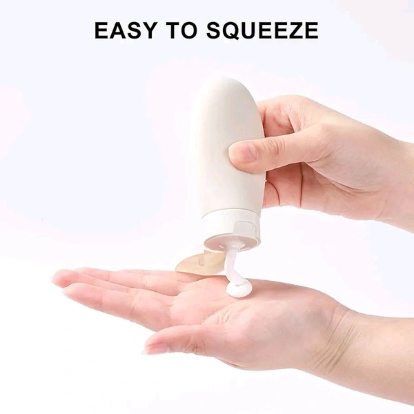3 Pieces Travel Bottles, Empty Shampoo Shower Gel Tubes Liquid Travel Bottles, Lotion Silicone Sub Bottle Silicone Travel Bottles Set Personal Care Products