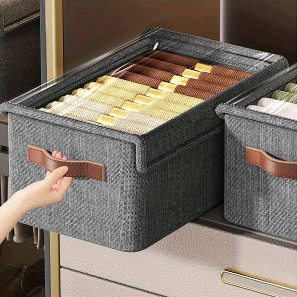 Folding Storage Box With Lid(26L)