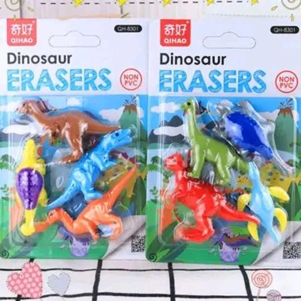 Eraser Dinosaur Set