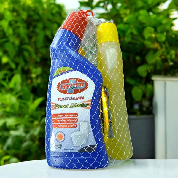 Ultimate Cleaning Combo | Dishwash Cleaner, Bathroom Cleaner, Floor Cleaner & Scrub Pad | All-in-One Home Cleaning Kit