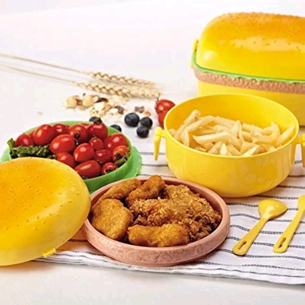 Burger Shape Lunch Box