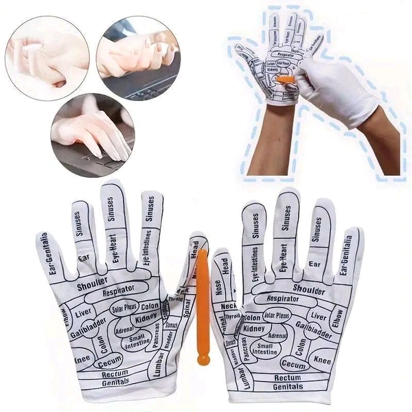 Acupressure Hand Socks With Stick
