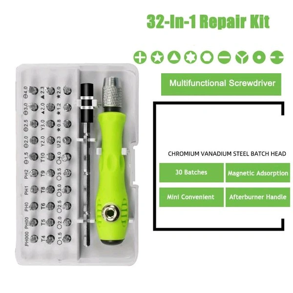 32-in-1 Precision Screwdriver Set – Magnetic Mini Repair Tools Kit for Electronics, Gadgets & DIY Repairs