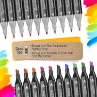 48 Pc Alcohol Markers Pen Set Colours