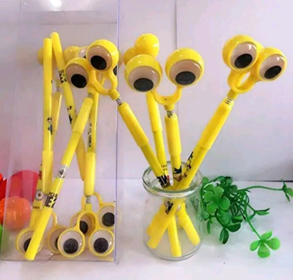 Minions Theme Stylish Gel Pens For Kids Party Favour