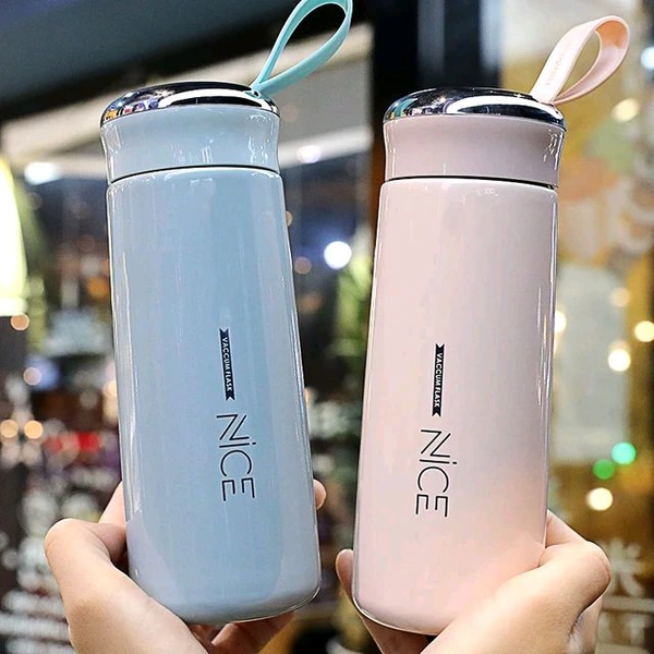 SKVWORLD Nice Glass Water Bottle (400ML) – Leakproof, Eco-Friendly & Multicolor Design