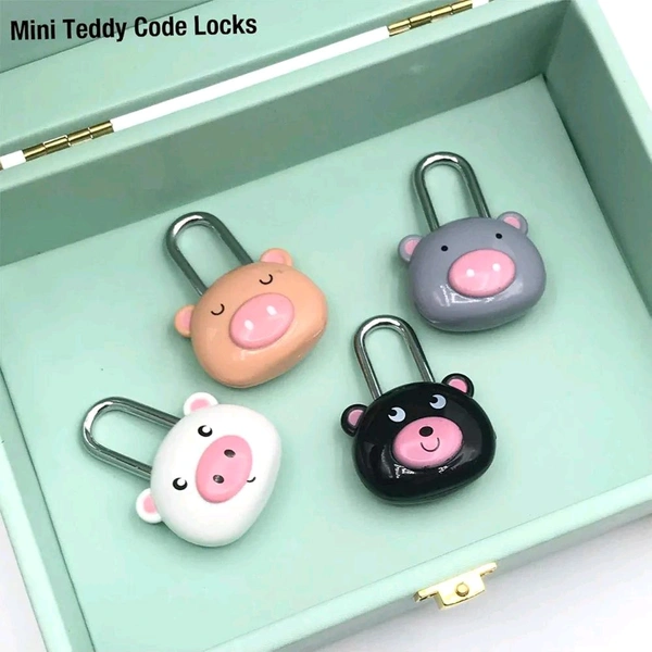 Cute Animal Luggage Lock Premium for Backpack Suitcase Personal Diary Collectible/Animal Shape Number Lock (1 pcs Random Resign)