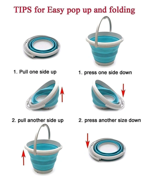 Silicone Folding Bucket 5 Liter