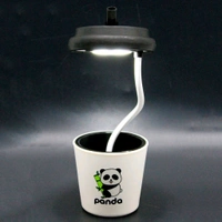 Tea Cup Desk Lamp – Cute LED Night Light with Straw, USB Rechargeable, Soft Glow for Bedroom, Study Desk & Cozy Room Decor