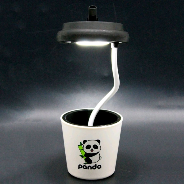 Tea Cup Desk Lamp – Cute LED Night Light with Straw, USB Rechargeable, Soft Glow for Bedroom, Study Desk & Cozy Room Decor