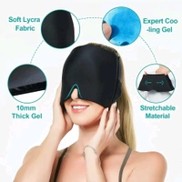 Headache Relief Cap, Gel Ice Head Wrap, Hot and Cold Therapy, Headache Eyes Mask for Sinus