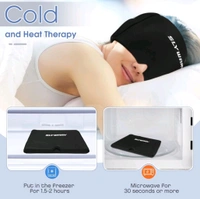 Headache Relief Cap, Gel Ice Head Wrap, Hot and Cold Therapy, Headache Eyes Mask for Sinus