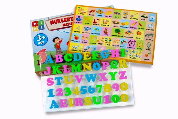 Alphabet & Number Board – Educational Learning Toy for Kids, Soft Foam Letters & Numbers, Word Building, Fine Motor Skills & Early Reading Development