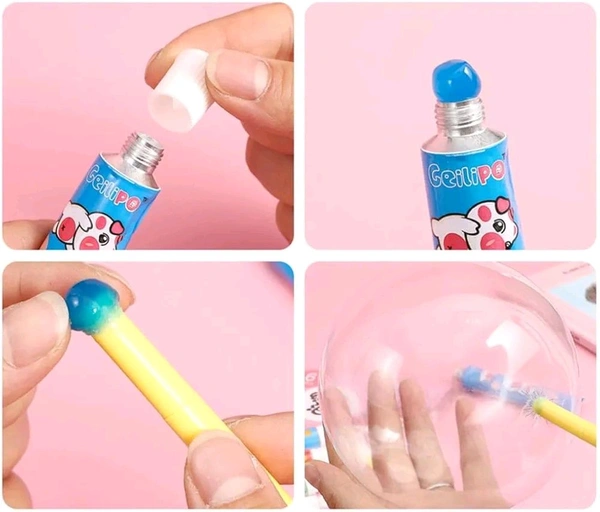 Bubble Balloon Making Glue, Toys for Children to Play Their Own Creativity, Increase Self Confidence for Party Birthday 