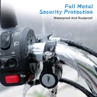 Helmet Lock for Bike & Motorcycle,Universal Helmet Security Lock,Applies to 22-28mm Diameter,Cycle Lock for Handlebar Scooter Lock for Motorcycles/Bicycles/Scooters