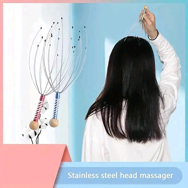 HAND HELD SCALP HEAD MASSAGER STRESS RELIEF
