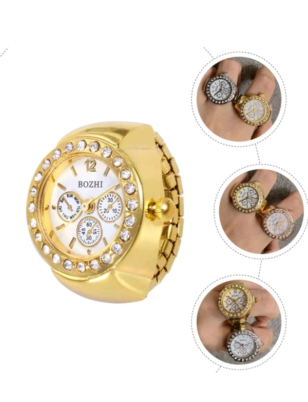 Ring Watch Unique Shape ( Multi Color)