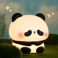Panda LED Night Light – Cute Night Light for Kids, Dimmable with 3 Modes & Timer, USB Rechargeable, Soft Warm Light for Bedroom, Nursery & Room Decor,  Panda Gifts