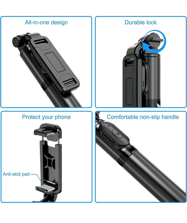 Bluetooth Selfie Stick Portable Phone Tripod Stand