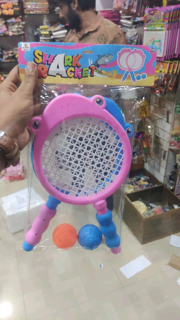 Shark Tennis Bat & Ball Set Of Kids Combo